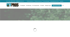 Desktop Screenshot of petprosservices.com