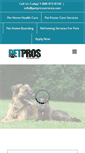 Mobile Screenshot of petprosservices.com